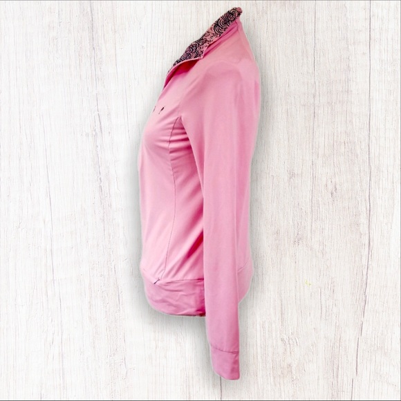 🌸 Lilly Pulitzer Frances 1/4 Zip Pink Popover - Picture 3 of 4